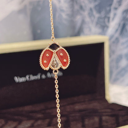 [Windsor Jewelry]LUCKY SPRING 1 MOTIF PINK GOLD BRACELET