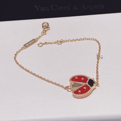 [Windsor Jewelry]LUCKY SPRING 1 MOTIF PINK GOLD BRACELET