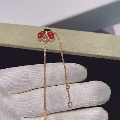 [Windsor Jewelry]LUCKY SPRING 1 MOTIF PINK GOLD BRACELET