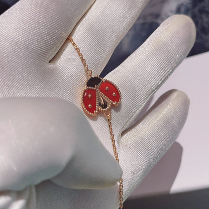 [Windsor Jewelry]LUCKY SPRING 1 MOTIF PINK GOLD BRACELET