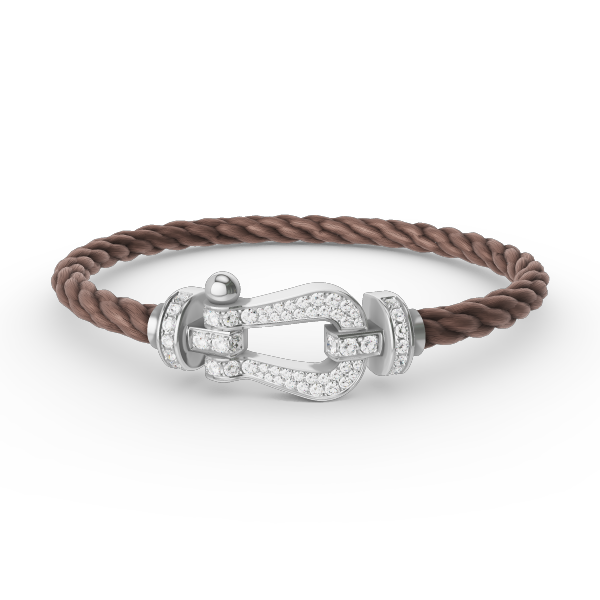 [Windsor Jewelry]FORCE LARGE HORSESHOE FULL DIAMOND BRACELET SILVER