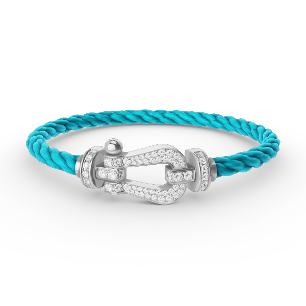 [Windsor Jewelry]FORCE LARGE HORSESHOE FULL DIAMOND BRACELET SILVER