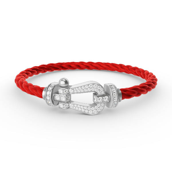 [Windsor Jewelry]FORCE LARGE HORSESHOE FULL DIAMOND BRACELET SILVER