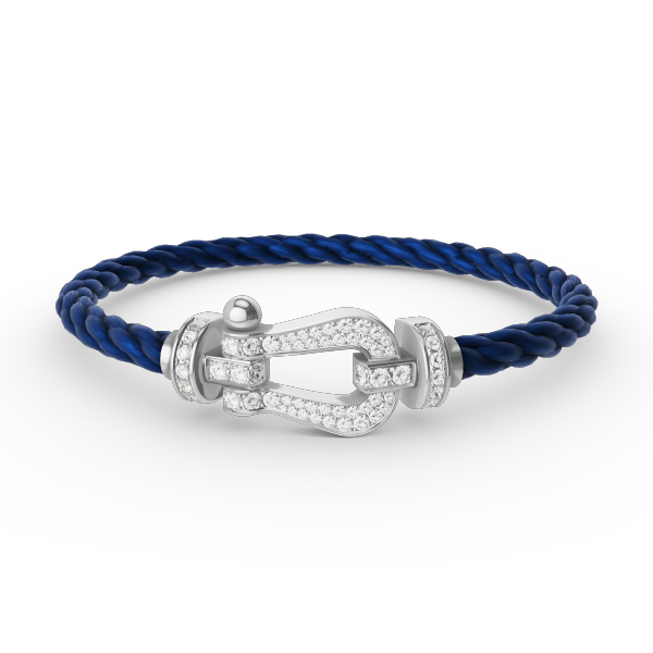 [Windsor Jewelry]FORCE LARGE HORSESHOE FULL DIAMOND BRACELET SILVER