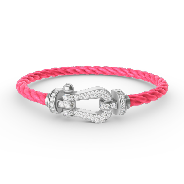 [Windsor Jewelry]FORCE LARGE HORSESHOE FULL DIAMOND BRACELET SILVER