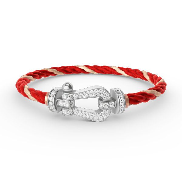 [Windsor Jewelry]FORCE LARGE HORSESHOE FULL DIAMOND BRACELET SILVER