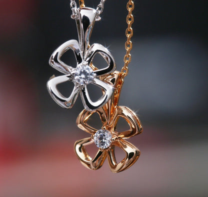 [Windsor Jewelry]FIOREVER NECKLACE DIAMOND CENTER