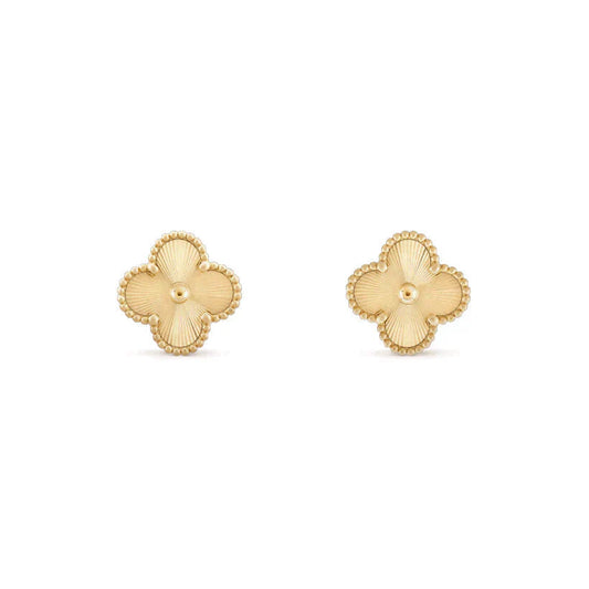 [Windsor Jewelry]CLOVER MEDIUM 1 MOTIFS LASER EARRINGS