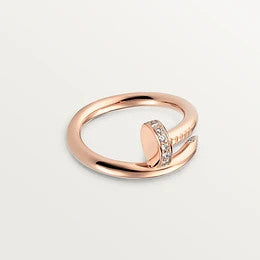 [Windsor Jewelry]JUSTE RING 2.65MM PINK GOLD DIAMOND