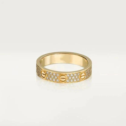 [Windsor Jewelry]LOVE RING 3.6MM DIAMOND PAVED