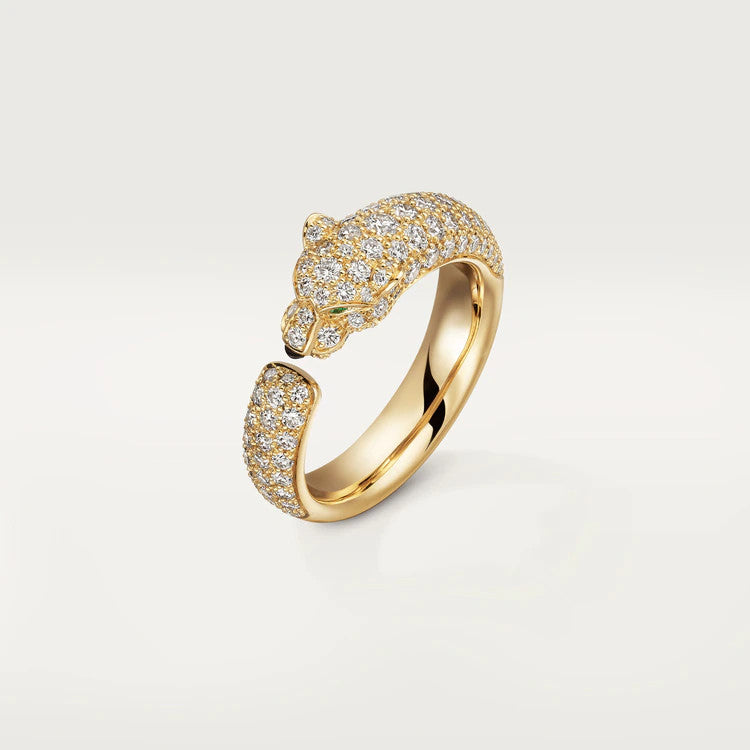 [Windsor Jewelry]PANTHERE PINK GOLD DIAMOND RING