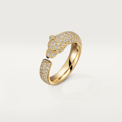 [Windsor Jewelry]PANTHERE PINK GOLD DIAMOND RING
