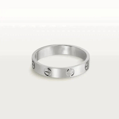 [Windsor Jewelry]LOVE RING 4MM 1 DIAMOND SILVER