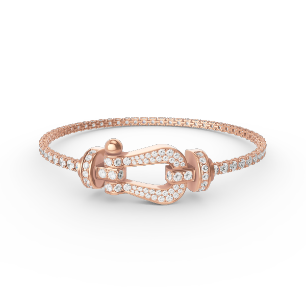 [Windsor Jewelry]FORCE  LARGE HORSESHOE FULL DIAMOND TENNIS BRACELET