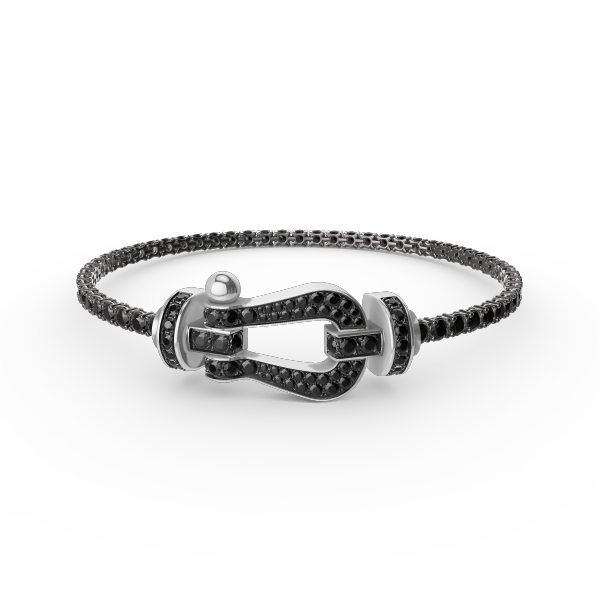 [Windsor Jewelry]FORCE  LARGE HORSESHOE FULL DIAMOND TENNIS BRACELET
