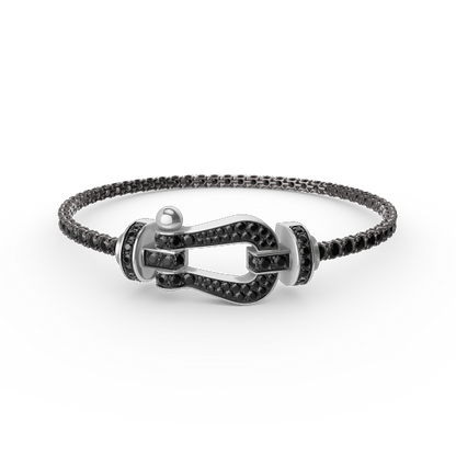 [Windsor Jewelry]FORCE  LARGE HORSESHOE FULL DIAMOND TENNIS BRACELET